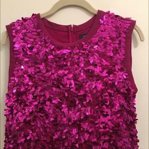 French Connection sleeveless sequin party dress