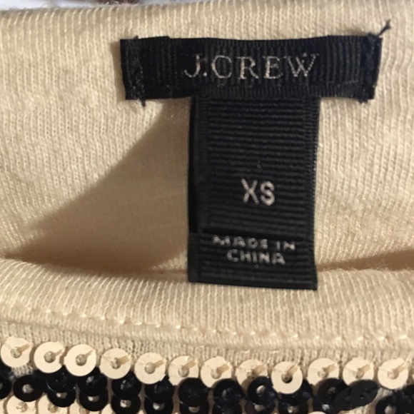 J Crew striped sequin shirt XS - Picture 3 of 3
