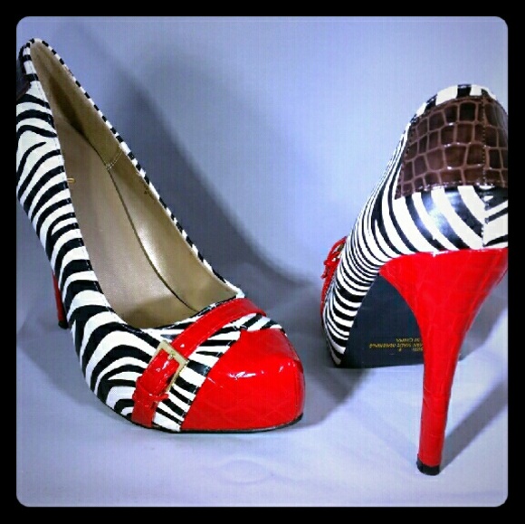 Zebra Print Heels