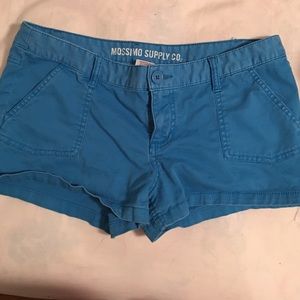 Blue shorts