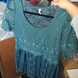 Lacy free people top