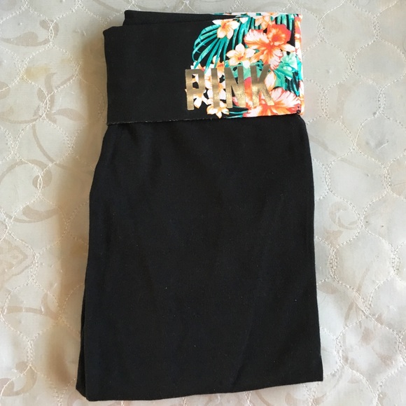 victorias secret yoga crop leggings PINK