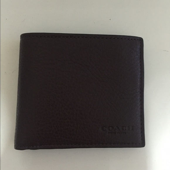 New Authentic Mens Coach Wallet