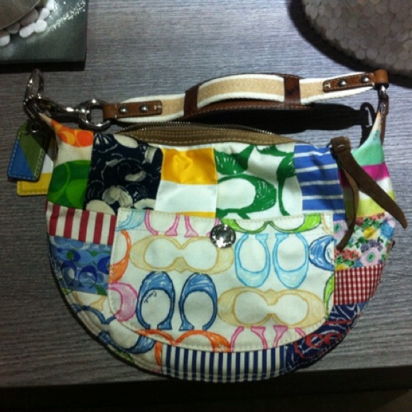 Coach Scribble Multi-color shoulder bag