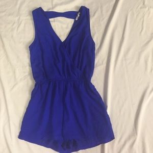 Charlotte Russe blue romper