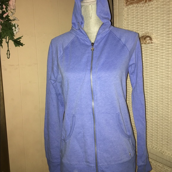 Victoria's Secret Blue Sequin Angel wing hoodie