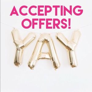 Accepting offers 😊