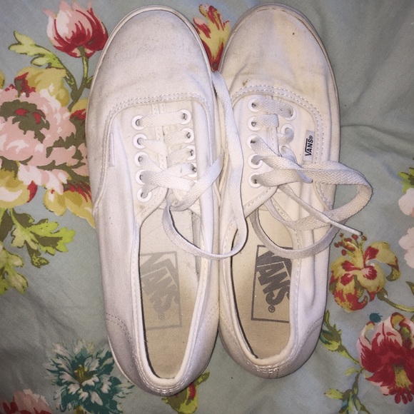 White Vans. Low Profile.
