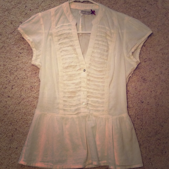 Peplum vintage shirt