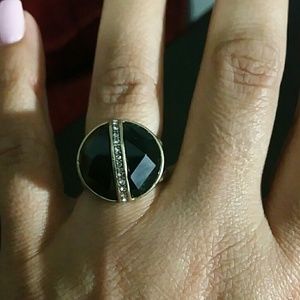 Black and Gold Ring