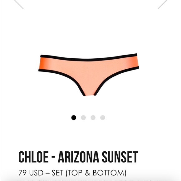 TRIANGL CHLOE ARIZONA SUNSET SWIM SET - Picture 2 of 2