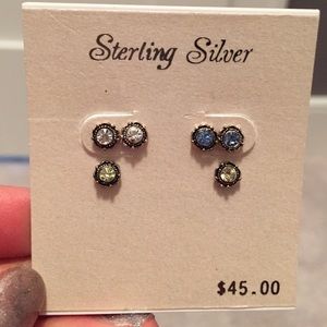 Kohl's sterling silver flower earrings