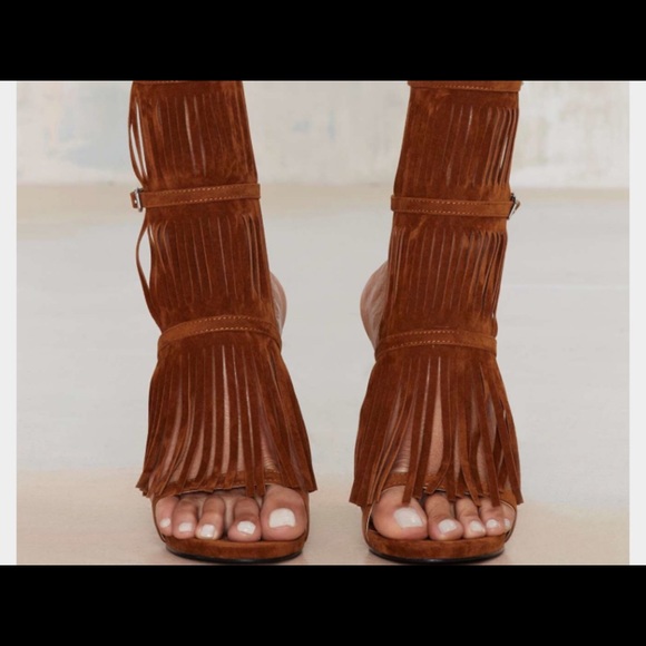 Nasty gal fringe heels