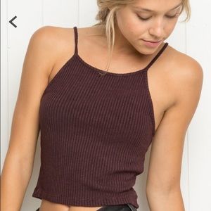 Brandy Melville burgundy Mary tank free shipping