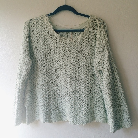 Free People Sweaters - Mint Green Knit Sweater