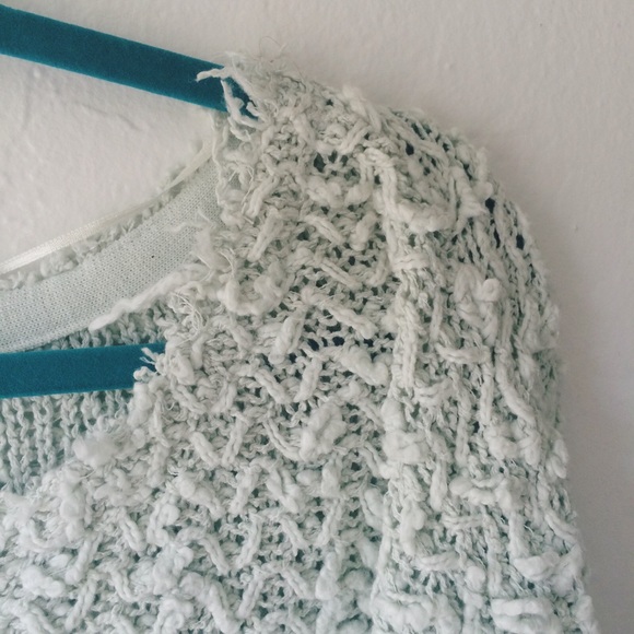 Mint Green Knit Sweater - Picture 3 of 3