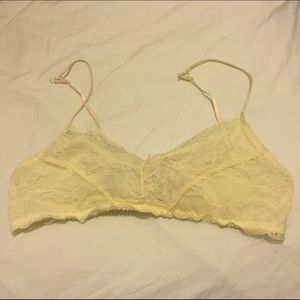 Sexy cream-colored bralette