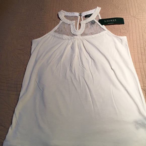 Lauren ralph lauren sleevless shirt.