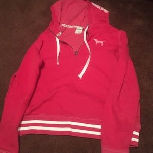 Victoria's Secret 3/4 zip-up sweatshirt