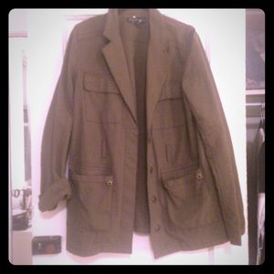 Elizabeth and James Army Jacket Green Large