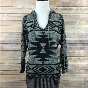 Black & Grey Aztec Sweater