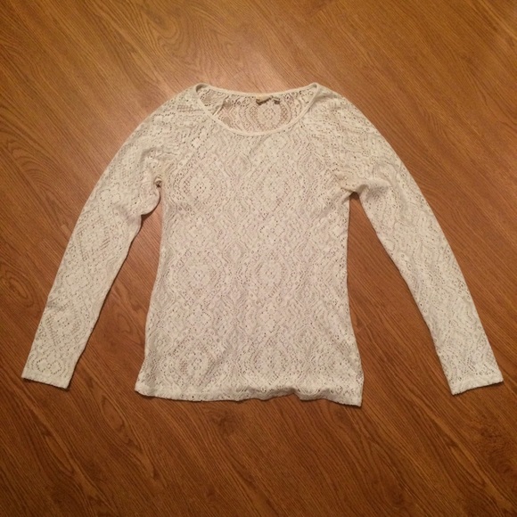All Lace Long Sleeve Shirt - Picture 1 of 3