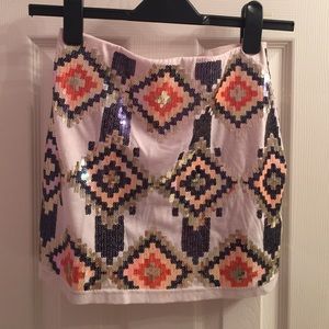 Southmoonunder Sequin mini skirt