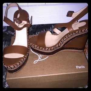 Christian Louboutin duplice wedge 120