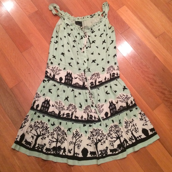 Anna Sui printed dress