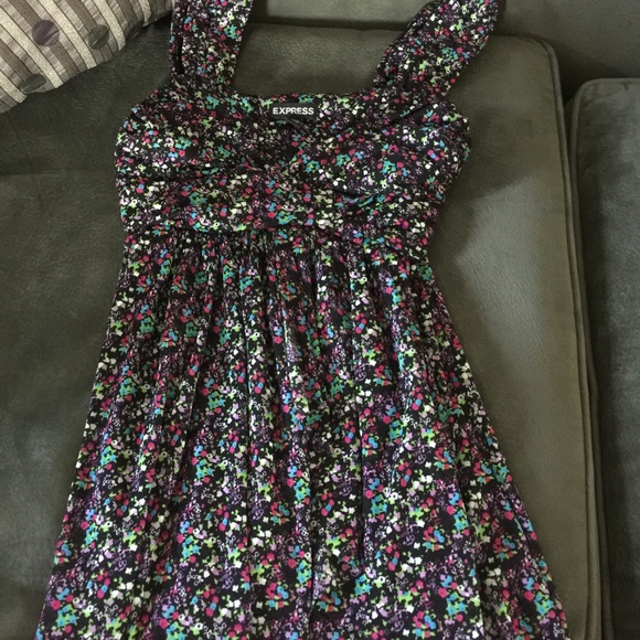 Flower tunic like tank top