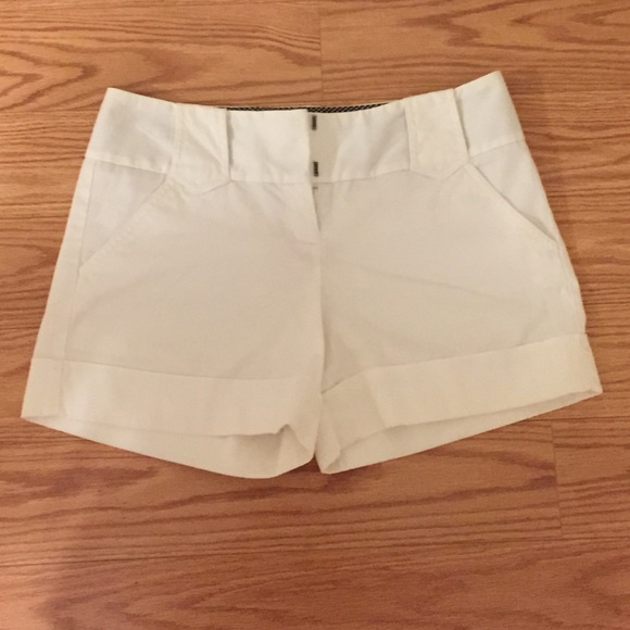 Express white dress shorts