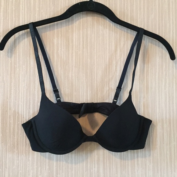 Calvin Klein Black Push-Up Bra, 34A