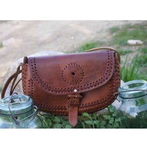 Braided Leather Cross Body