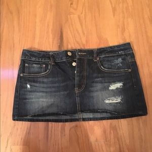 American Eagle Denim Mini Skirt