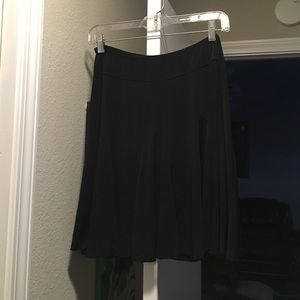 Black knee length skirt