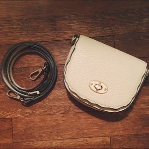 Francesca's Convertible Ivory Purse