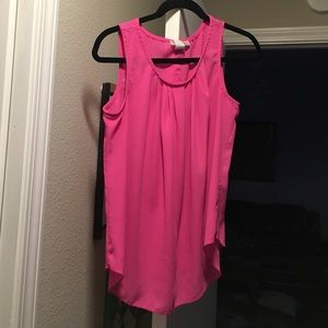 Pink loose tank