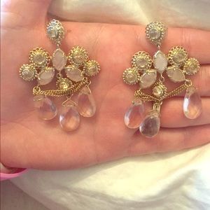 Kendra Scott Pink chandelier earrings
