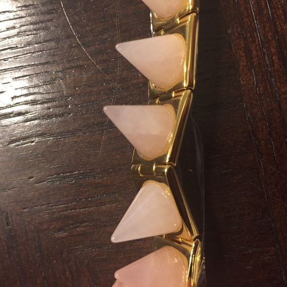 CC Skye Pink Quartz spike bracelet - Picture 4 of 4