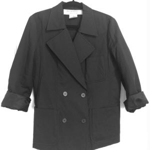 Yves Saint Laurent vintage cotton blazer.