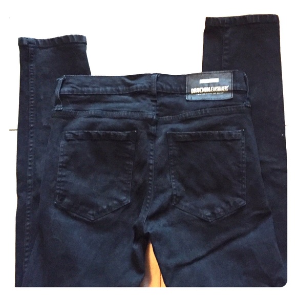 Dr. Denim Black Skinny Jeans, Sz 29