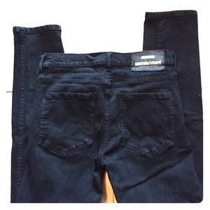 Dr. Denim Black Skinny Jeans, Sz 29