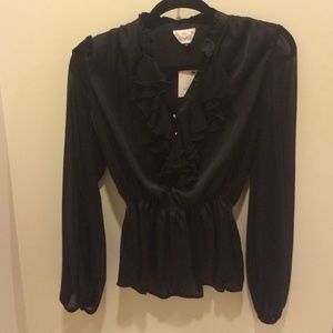 Ruffled blouse