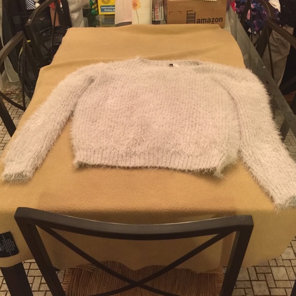 Large fluffy sweater