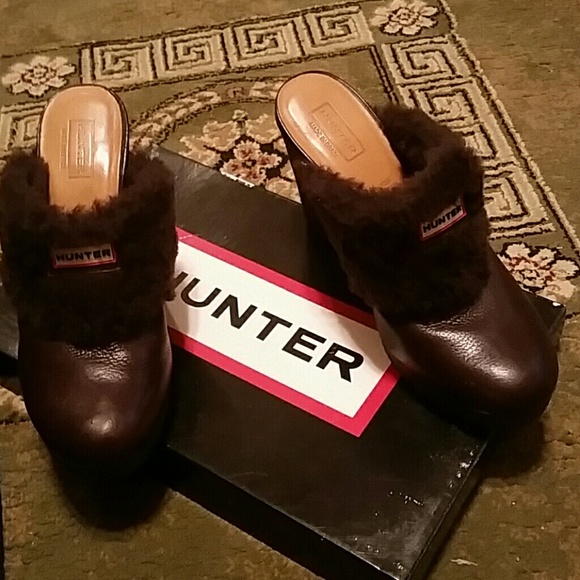 Hunter Shoes - Hunter winter mules