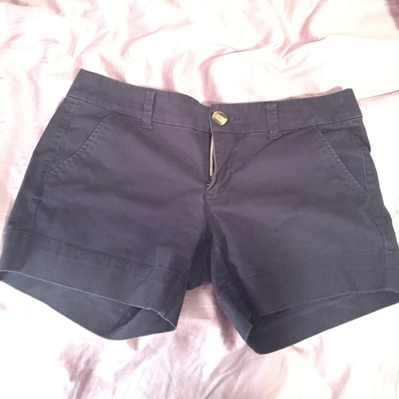 Navy Twill American Eagle Shorts