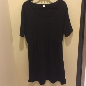 Simple black dress