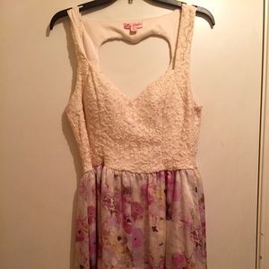 Candies Sweet Heart Dress with Heart Shaped back