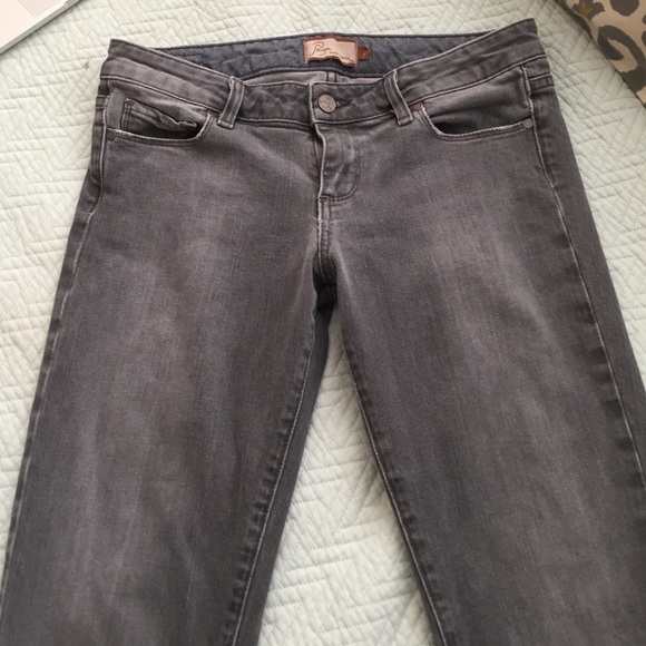 Paige Blue Hights straight jeans in grey