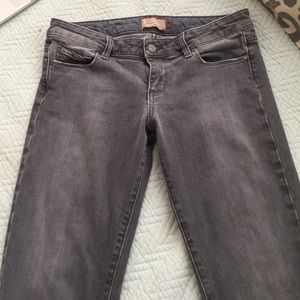 Paige Blue Hights straight jeans in grey